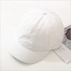 Short Brim Solid Color Dad Hat Adjustable Fashion New Unisex Hip Hop Spring Summer Soft Snapback Custom Logo Baseball Cap