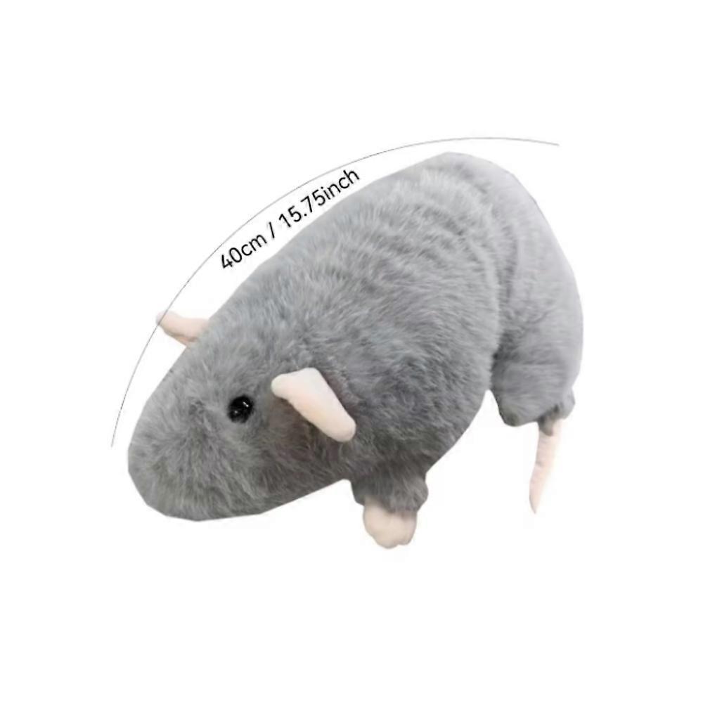 Flower Rat Doll Simulation Big Rat Plush Toy Pillow Cute Funny Guinea Pig Girl Boyfriend Birthday Gift