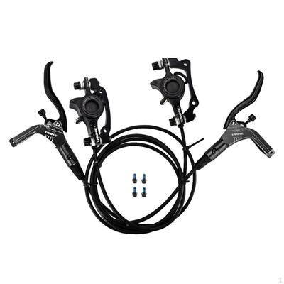 Hydraulic Brake Set Disc Brakes Kit with 160mm RotorLeft Front 800mm Right Rear 1400mm Aluminum