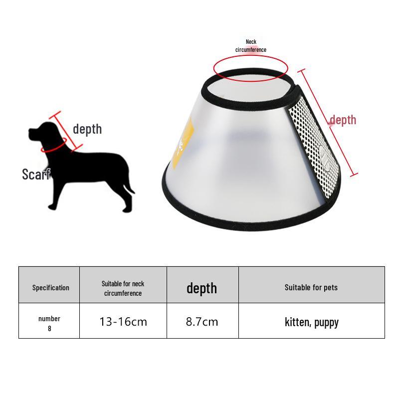 Elizabethan Soft Collar for Dogs & Cats - Post-Op Pet Protectant