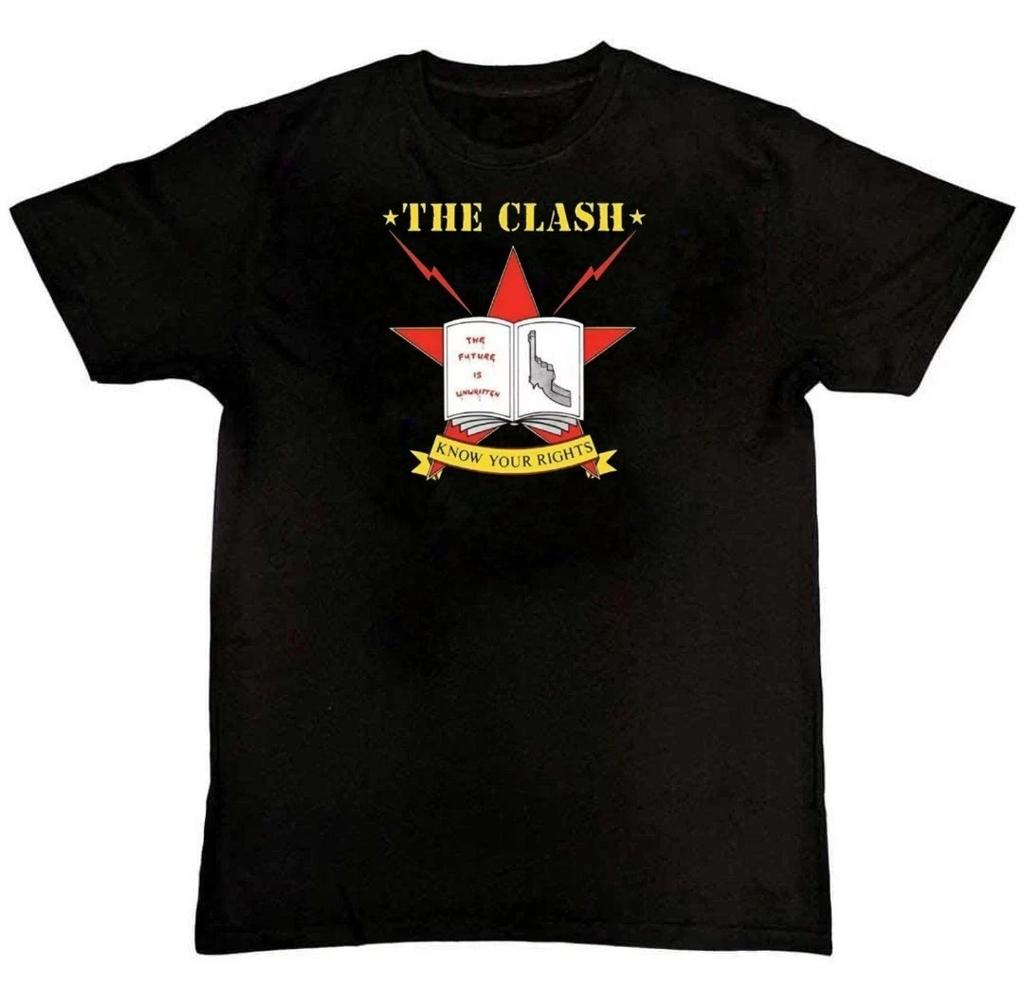 The Clash T Shirt Know Your Rights Graphic Print Mens T-Shirt