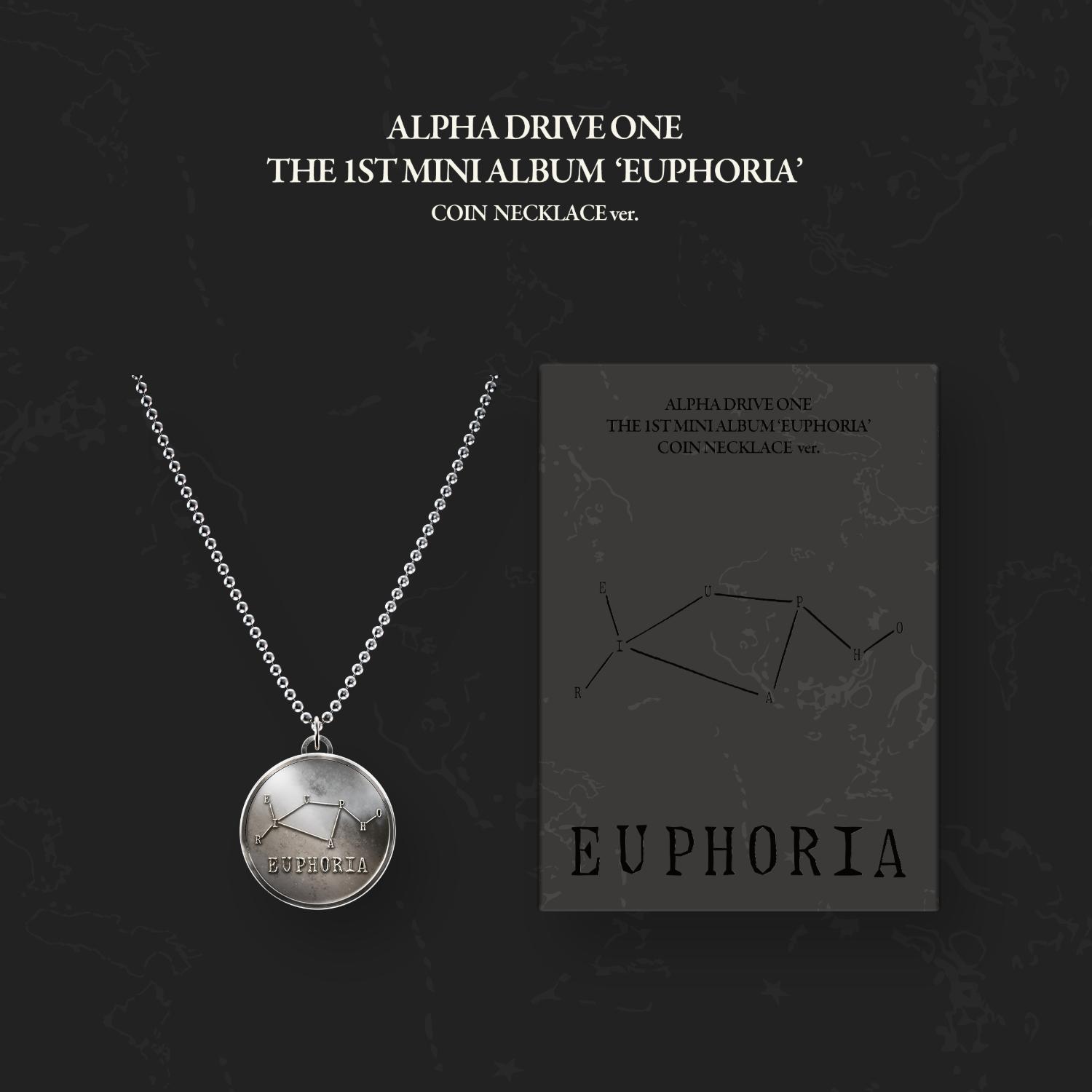 

АЛЬФА ДРАЙВ ОДИН (АЛД1) [EUPHORIA] 1-й Мини-альбом - (КОЛЬЕ С МОНЕТОЙ Ограниченная серия) COIN NECKLACE ver.