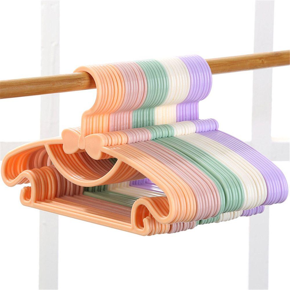 10pcs/lot 29.5cm plastic childrens clothes rack for household multi-function clothes rack Color: Blue 10pcs/lot 29.5cm plastic childrens clothes rack for household multi-function clothes rack Color: Blue