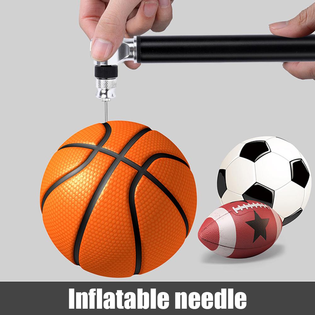 5Pcs Multi-Function Air Pump Inflatable Ball Needle Sport For 4cm Football Basketball Soccer Volleyball Valve with Hole Adaptor