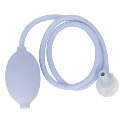 Pompetta per clistere in silicone professionale per uomo e donna, blu, morbida, flessibile, doccia per pulizia anale con tubo