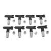 8 Set Airless Sprayer Spray Tip Set 209 211 313 415 515 521 619 623 Airless Sprayer Nozzle Black