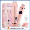 Electric Shaver for Women with IPX7 Waterproof, Dual Foil Head Body Hair Remover for Legs Underarm Bikini, LED Wet Dry Razor