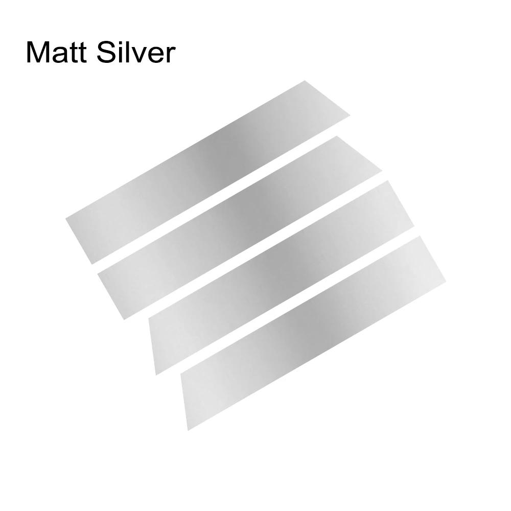 4PCS Car Side Wheel Eyebrow Fender Stripe Stickers Vinyl Decals For Ford Mustang GT S550 Car Body Decoration Decals Accessories