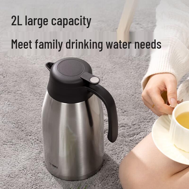 Deli Business 1.5L Stainless Steel Vacuum Thermos