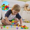 48 Piece Bath Toys for Kids Age 3 and Up, Sensory Bath Playset for Autistic Children, BPA-Free, Colorful and Engaging