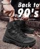 Men's Black Anti-slip Wear-resistant Tactical Hiking and Camping Boots