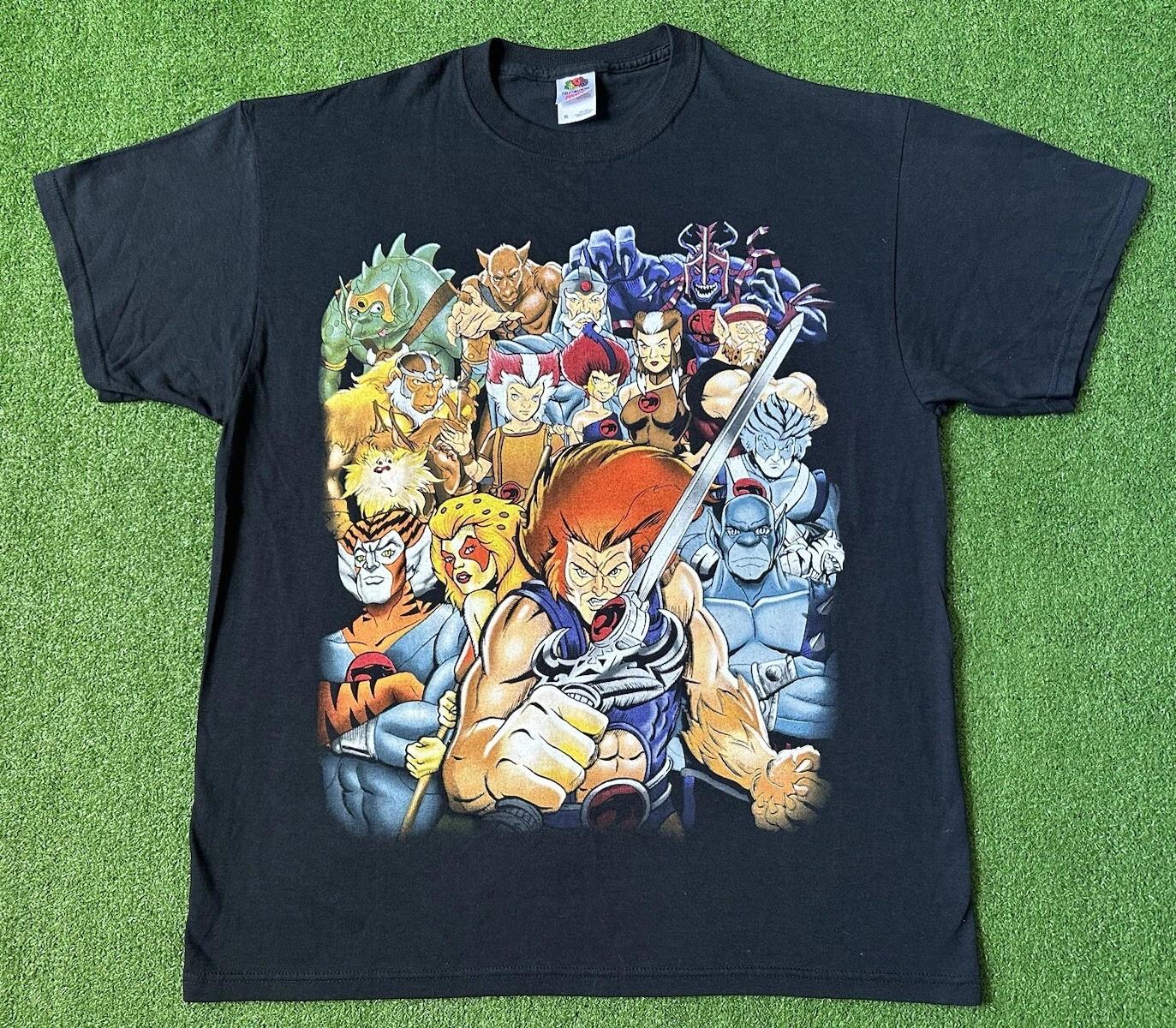 Vintage Thundercats Cartoon T Shirt Adult Size XL Fruit of the Loom 2XL
