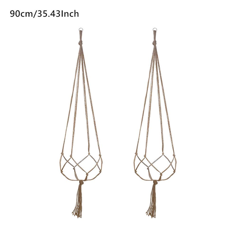 

2шт вешалка для растений цветочный горшок хлопковая веревка настенный держатель для растений Крытый домашний декор