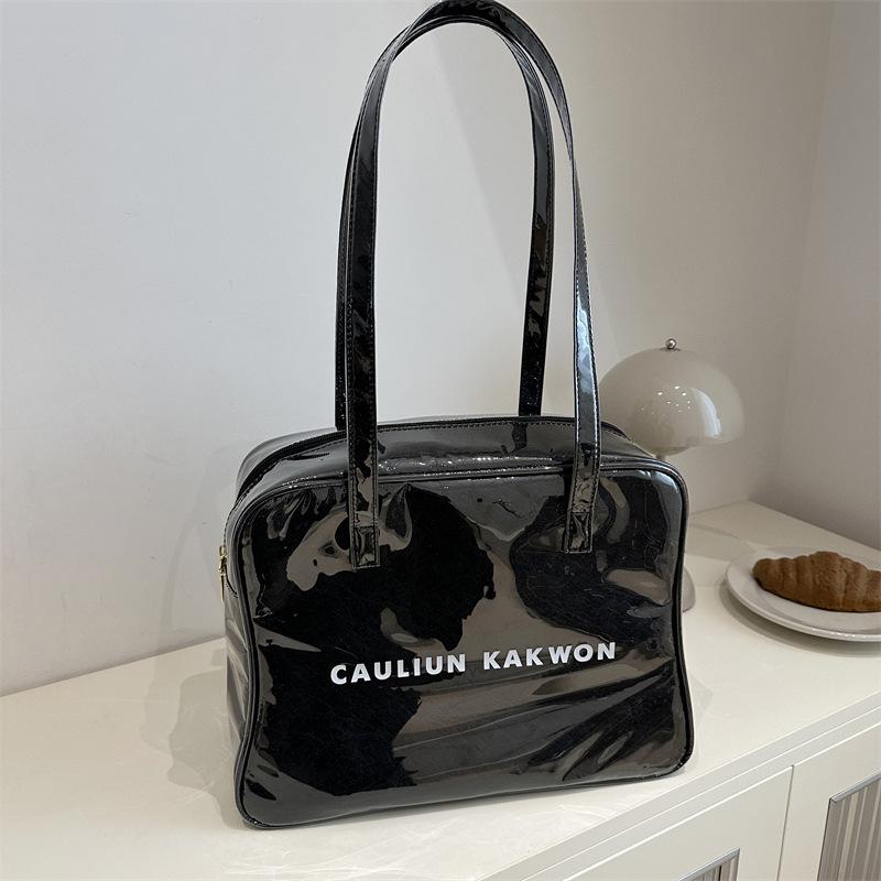 

New Large Capacity Waterproof Tote Bag for Women Versatile Commuter Casual Shoulder Bag DuPont Paper Lightweight Bag