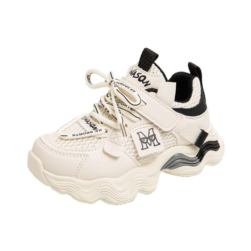 Children's sports shoes 2025 spring and autumn boys' casual board shoes high-top girls' bread shoes sports baby dad shoes