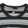Nike Breathable Comfortable Outdoor Striped Sports Short Sleeve T-Shirt Men Tops Black Gray HJ0551-010