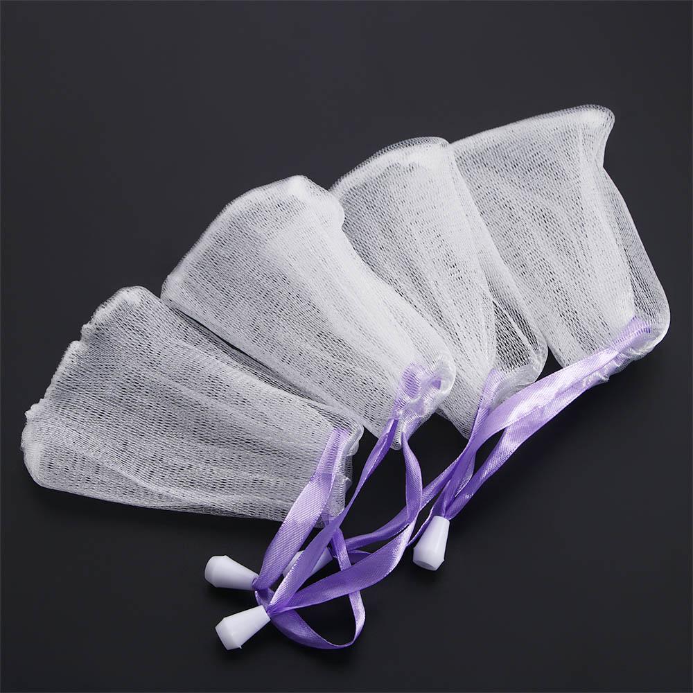 Foam Drawstring Bag Bubble Bath Foaming Mesh Bag Net Soap Pouch Soap Saver Bag Face Cleansing Tool