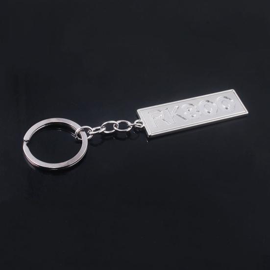 Keychain Pendant Zinc Alloy Durable Letter Dog Plate Charm Keyring Doors Backpacks Handbags Pendant Key Accessory