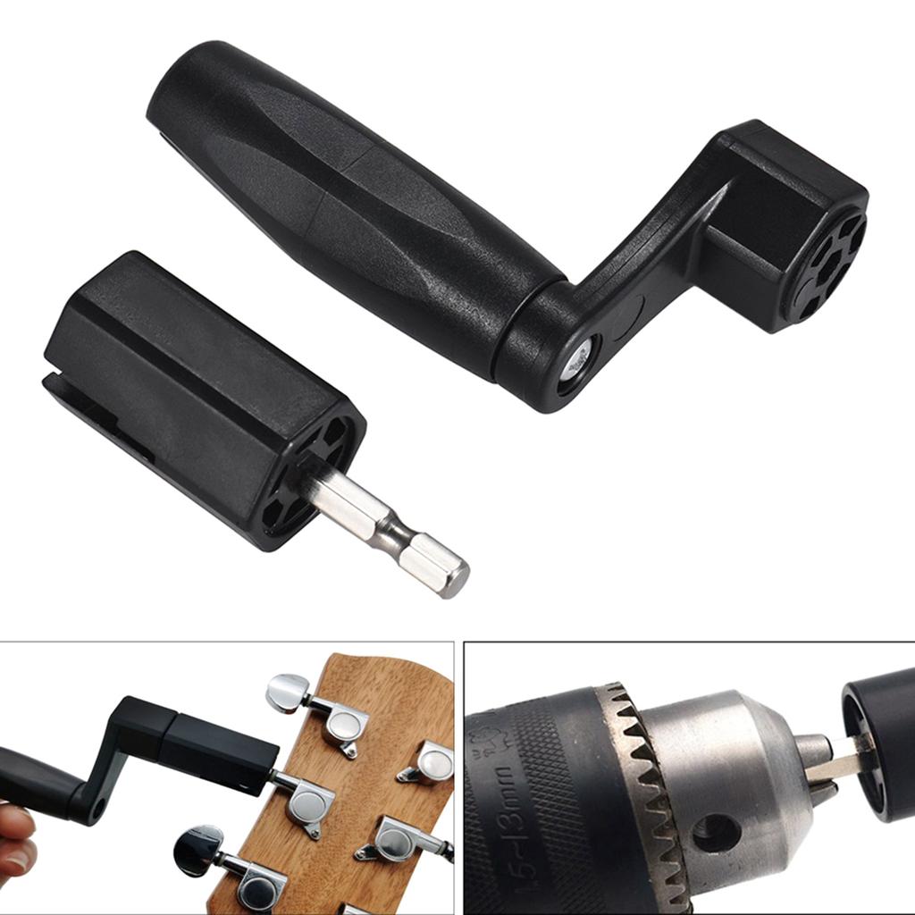 2-in-1 Saitenaufwickler und Stegbolzen-Halterung Saitenwechsel-Werkzeugsatz für schnelleren Saitenwechsel für Akustikgitarre, Bass, Ukulele