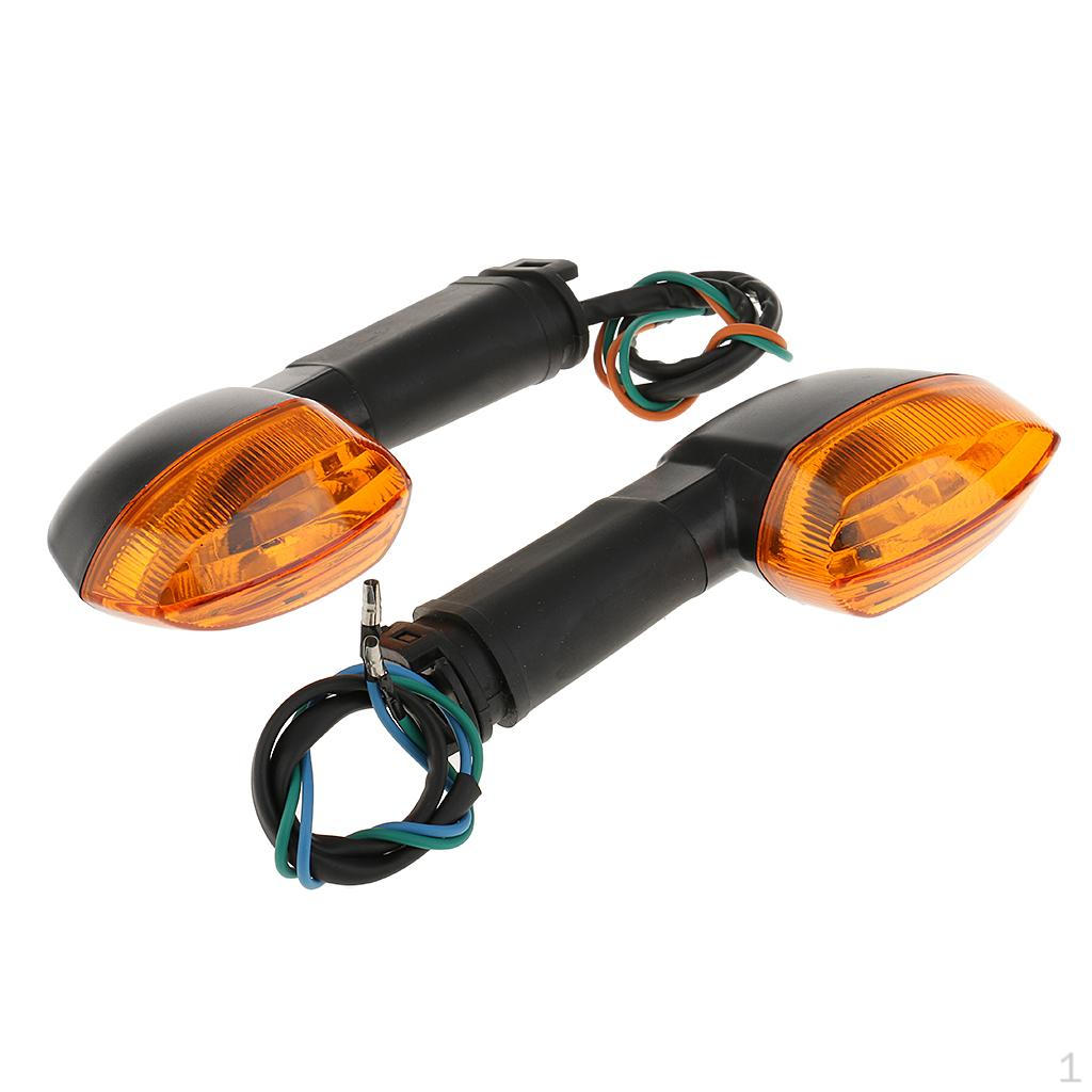 

1 пара янтарных светодиодных указателей поворота для Yamaha YZF R1 R6 FZ1 FZ6