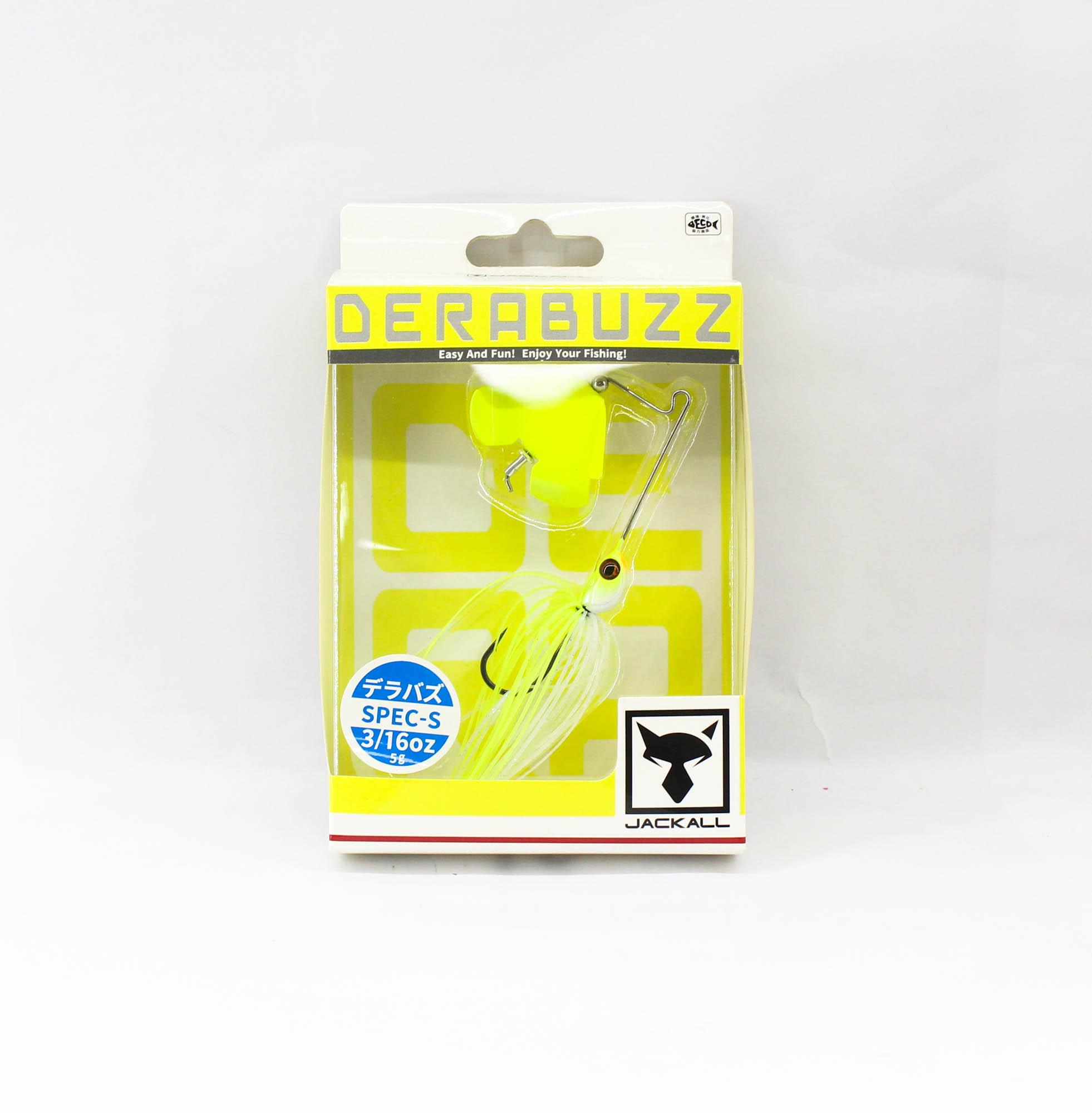 

Jackall Derabuzz Spec-S 3/16 oz Buzz Bait Sinking Lure Pearl Chart (9220)