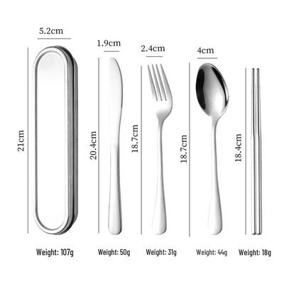 ZISIZ Přenosná sada příborů z nerezové oceli 304