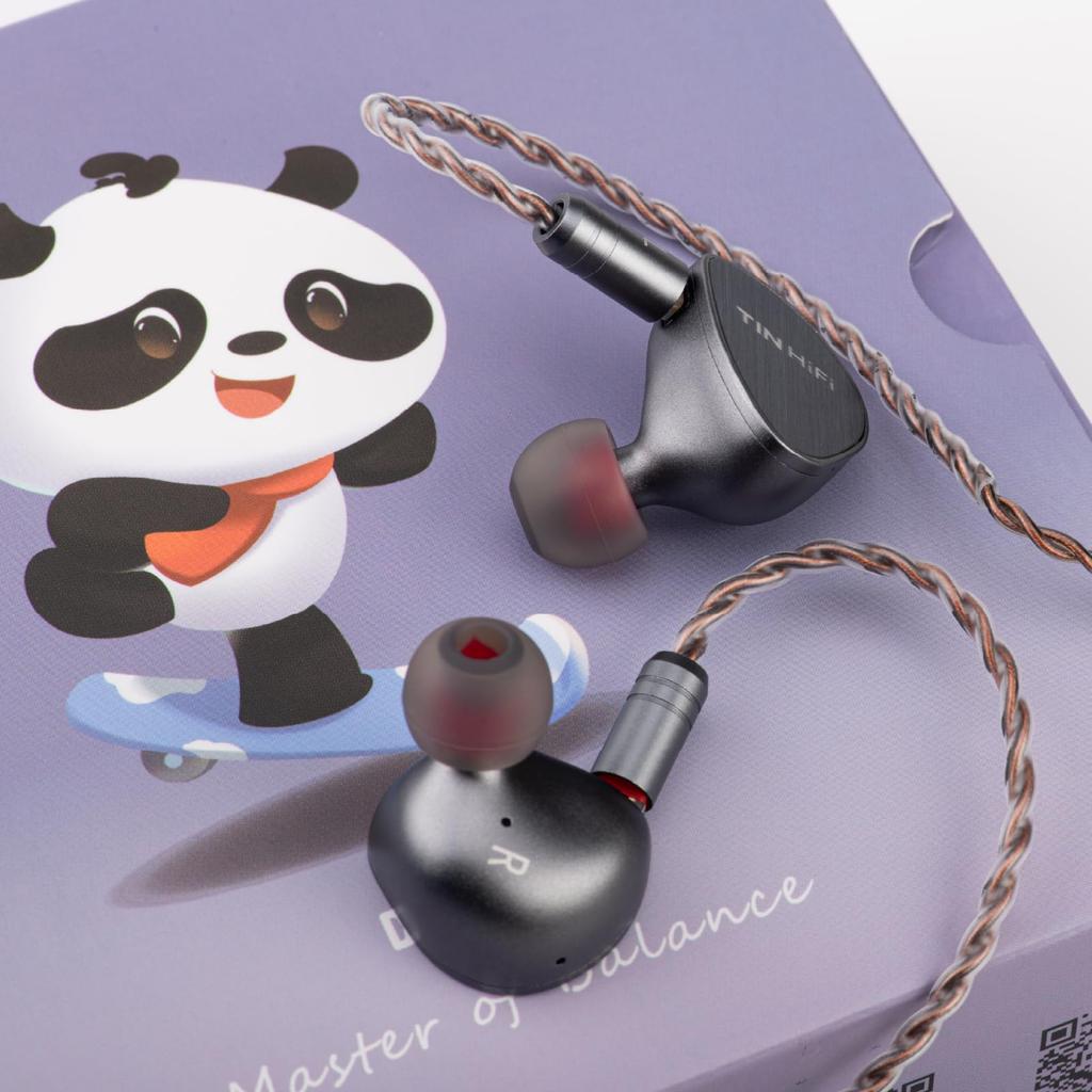 TINHIFI DUDU Wired Earphones with Planar Driver Design and 0.78mm 2PIN Detachable Cable, Ideal for HiFi Music, Gaming, and Monitoring (Gray, DUDU