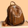 Women's Soft Leather Backpack Commuter Backpack Multifunctional Shoulder Bag