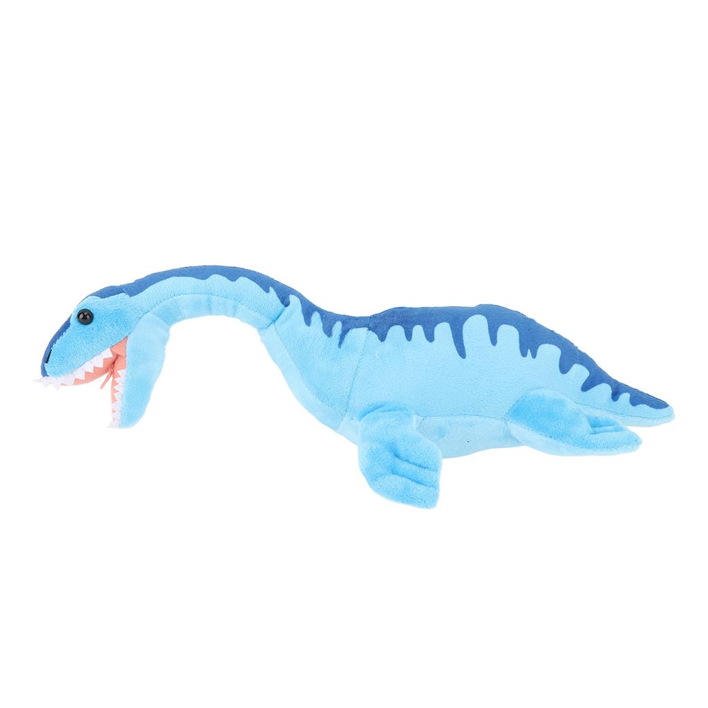Plesiosaurus Dinosaur Plush Toy Realistic Soft Blue Dinosaur Stuffed Animal Toy for Bedroom