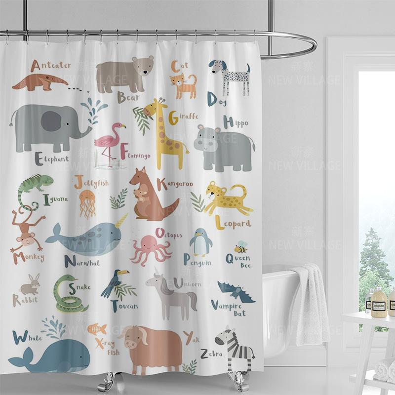 Rocky Shower Curtain With Inspiring Message Perfect For Your Bathroom Decor!