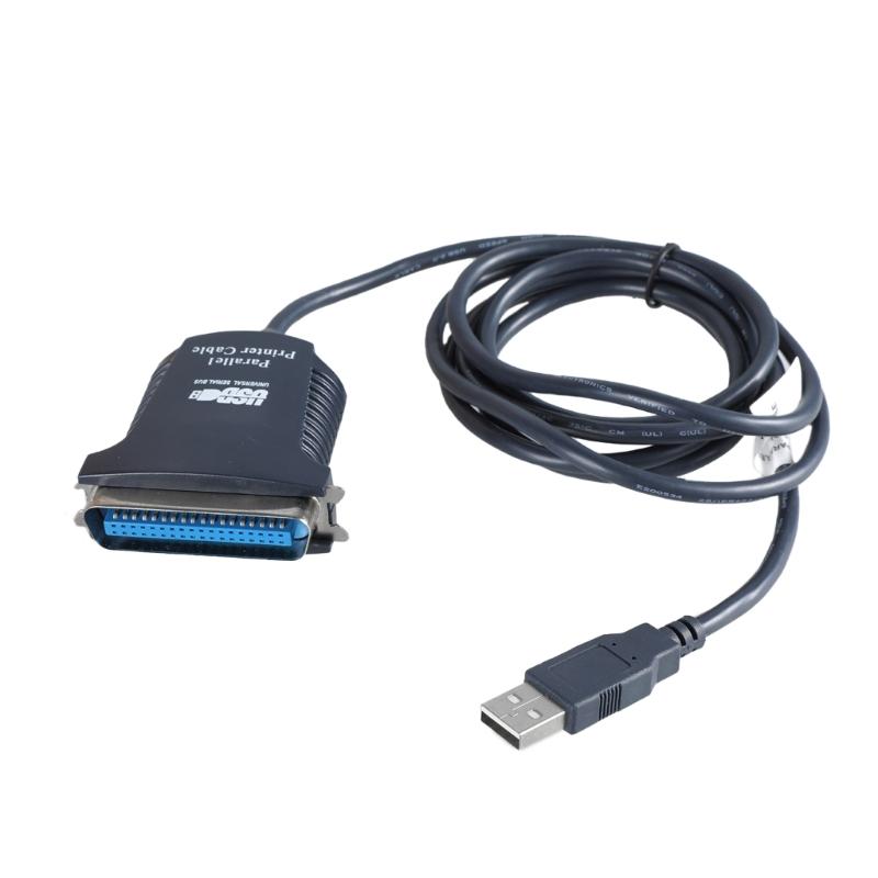 USB To CN36 Parallel Printer Cable, 1.80m Long High Speed Data Transfer Cord Wire for Computer To Printer Connection