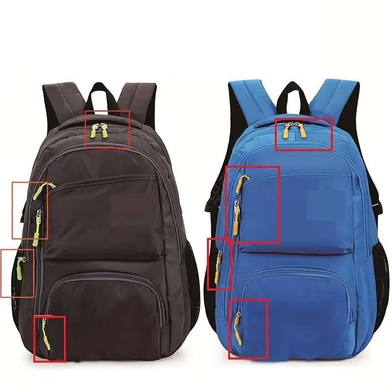 20 Pcs Zipper Pull Puller End Fit Rope Tag Replacement Clip Broken Buckle Fixer Zip Cord Tab Travel Bag Suitcase Tent Backpack