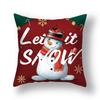 Home Christmas Cushion Cover Pillowcase Christmas Pillowcase Sofa Decorations Happy New Year Pillowcase Funda De Almohada