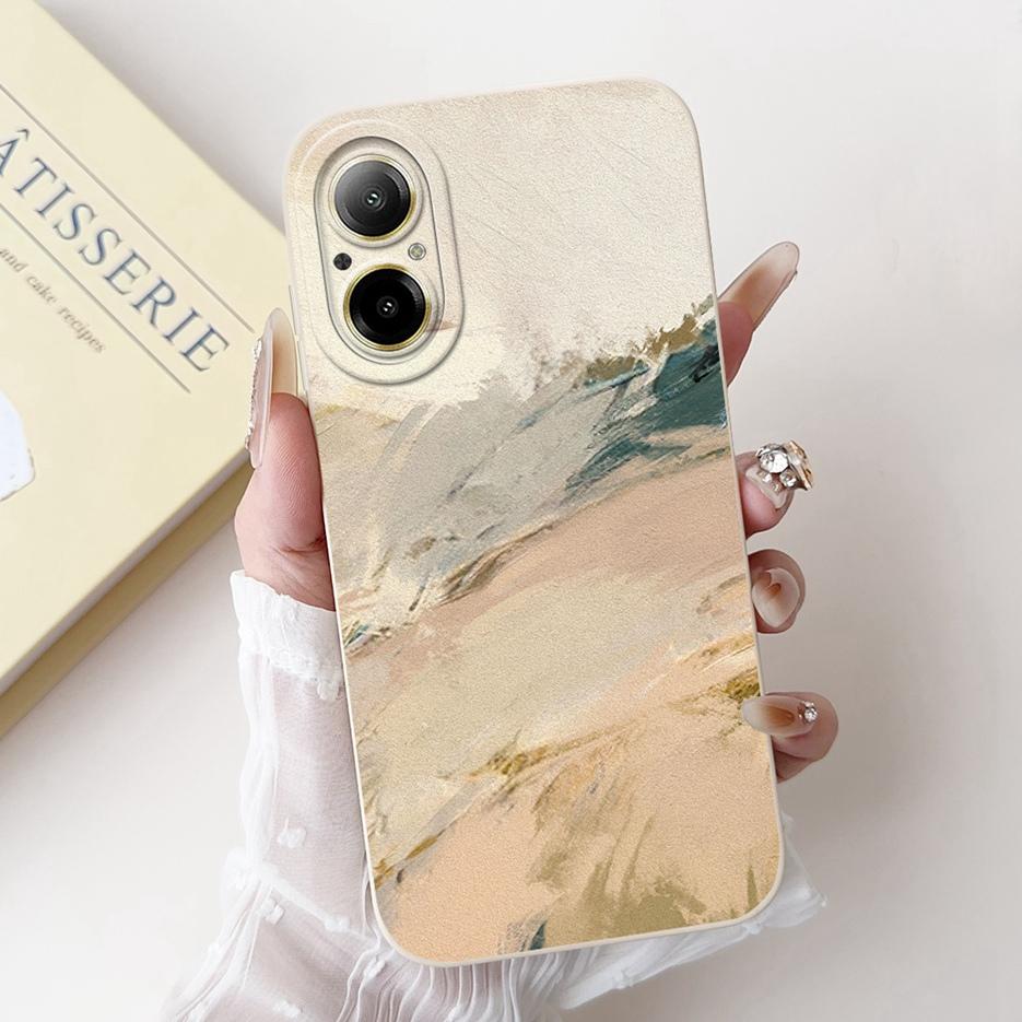 For Realme C67 4G Case RMX3890 Cute Panda Cartoon Cover Anti-Drop Phone Case For Realme C67 RealmeC67 4G Back Covers Soft Fundas