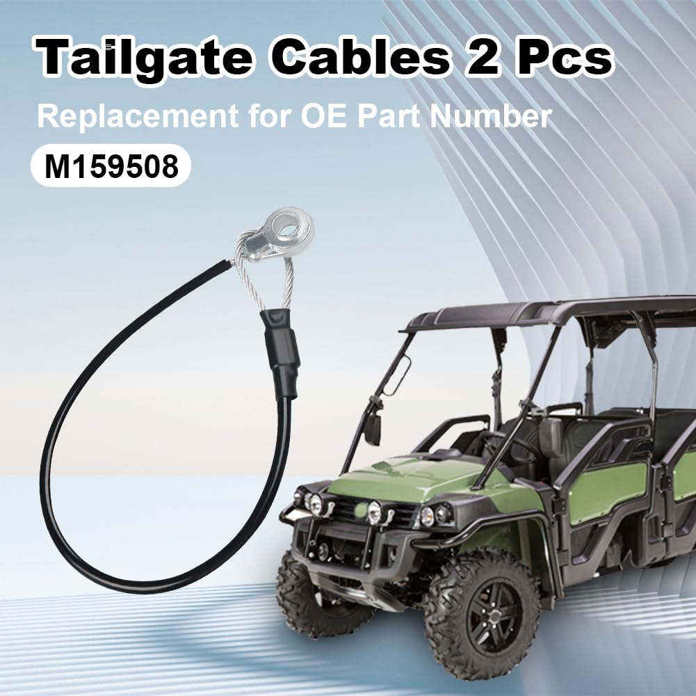 

Замена тросов задней двери M159508 Совместимо с John Deere Gator M TE TH 6x4 TX XUV HPX615E HPX815E XUV865R XUV825E (2 шт.)