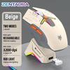 H2 Wireless Bluetooth Dual-mode Mouse RGB Lighting Effect Laptop Gaming Office Magnetic Charging RGB Lighting