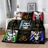 29 Stil Ghost Band Papa Emeritus Heavy Metal Dunkel Weiche Plüschdecke, Flanell Überwurfdecke für Wohnzimmer Schlafzimmer Bett Sofa