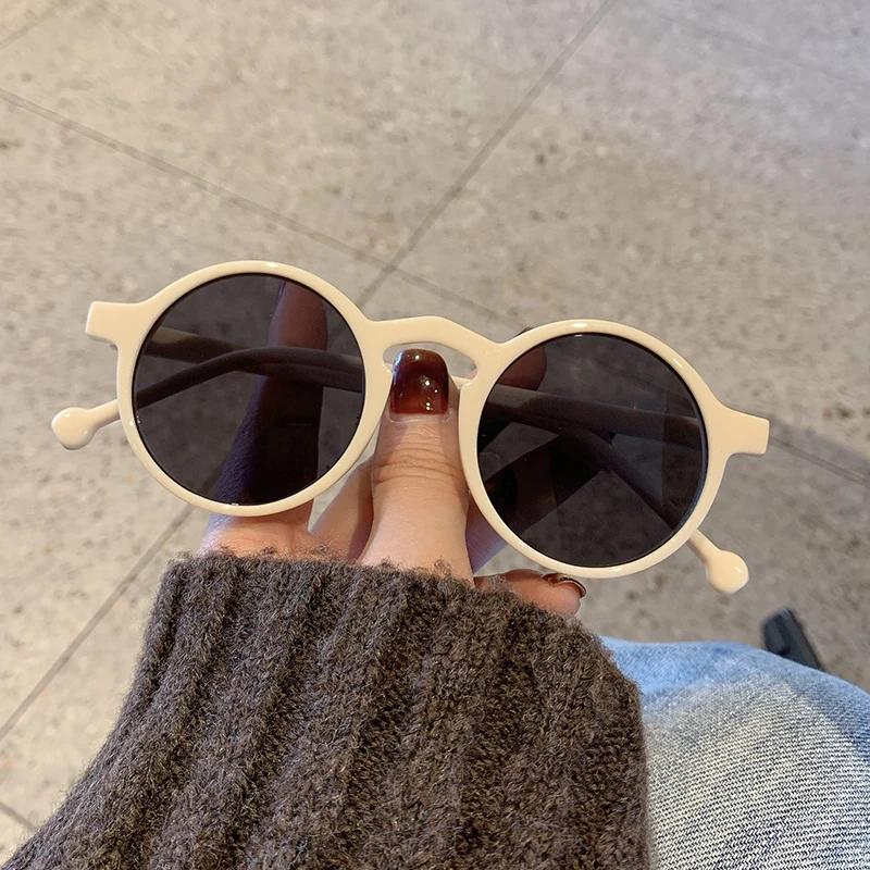 Round Oversized Sunglasses Women Vintage High Quality UV Protection Eyeglasses for Women Men Fashion Lentes De Sol Mujer