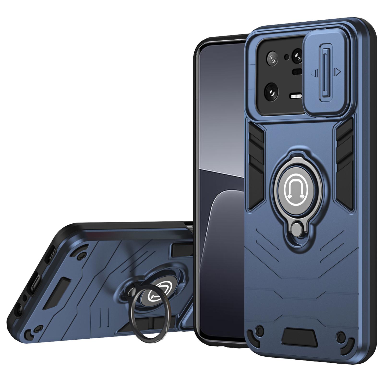 

For Xiaomi 13 Pro 5G Case PC+TPU+Metal Kickstand Phone Cover C