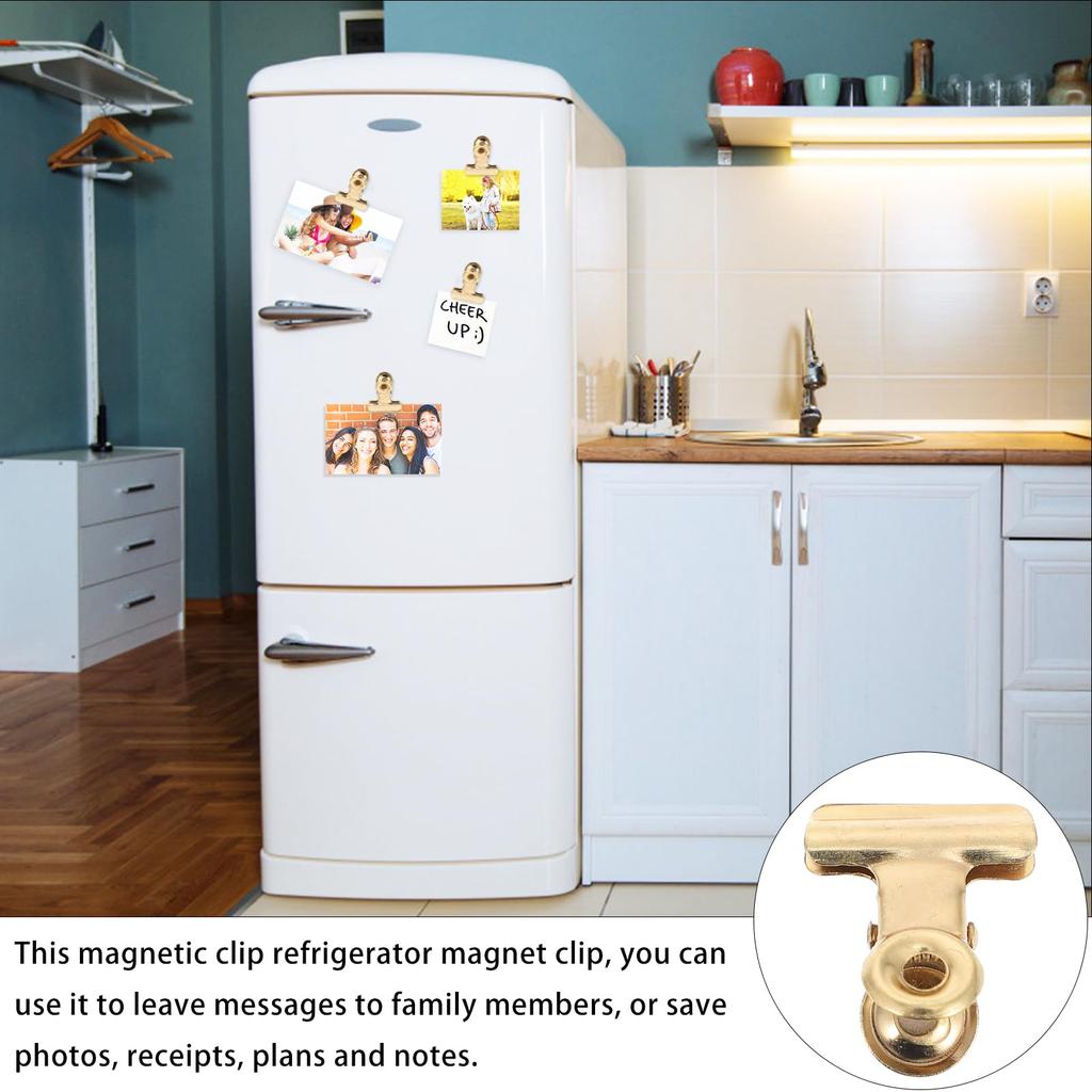 Strong Stainless Steel Magnetic Clips for for and Office Sticky and File Refrigerators, 10-Piece Set, KESYOO, Office, Home, School, Supplies,