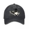 Minimalistisches Loon Lake Silhouette Emblem Gewaschene Baseballkappe Outdoor Für Damen Unisex FeUnisex Dad Hat