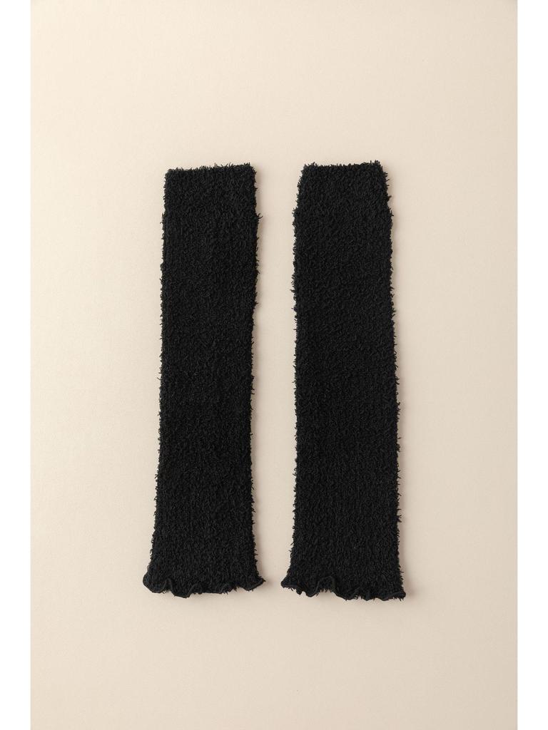 Koralowe getry z marszczeniem: Damskie nakolanniki Y2K jesienno-zimowe, pogrubione długie skarpety.