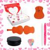 Yousheng Valentine's Day Guitar Picks Advent Calendar 24-Day Countdown Calendar with Guitar Picks And Accessories for Guitarists Music Lovers