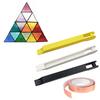 Copper Foil Hand Foiler DIY Crafts Projects Stained Glass Copper Foiling Tool Heavy Duty 7/32-Inch Handheld Manual Foil Crimper Application Tools