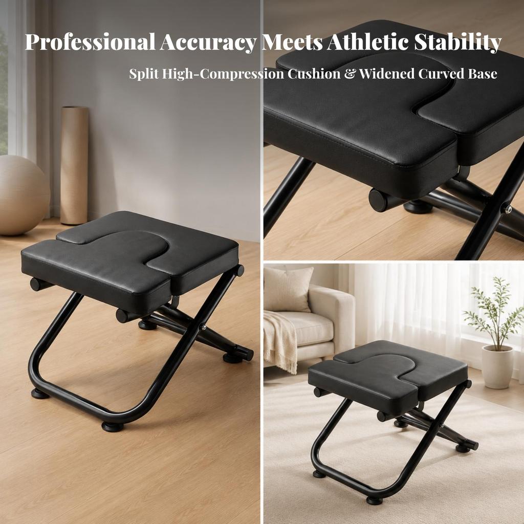 Inversion Stool Comfortable Furniture Non-Slip for Yogis, Fitness Enthusiasts