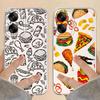 Soft Phone Cover Phone Case for Xiaomi Mi 11T Pro 11 Lite Gourmet Burger