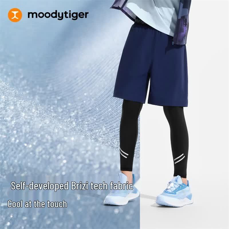 Moodytiger Boys' 2-in-1 Cooling Athletic Pants