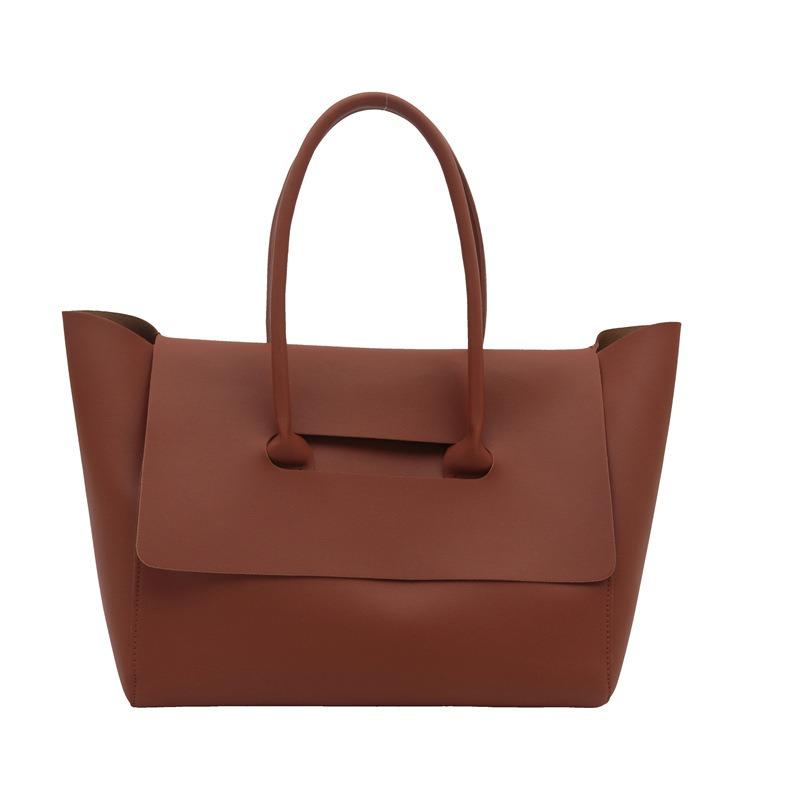 New trendy large-capacity niche handbag women's bag autumn big bag retro commuter tote bag