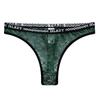 VIVISHOW Lace Sexy Sexy Tan Dark Women's T-Back Panties, Panties, Non-Pinching, Butt-Lengthening, Low-Waist Underwear, Panties, (L, Green)