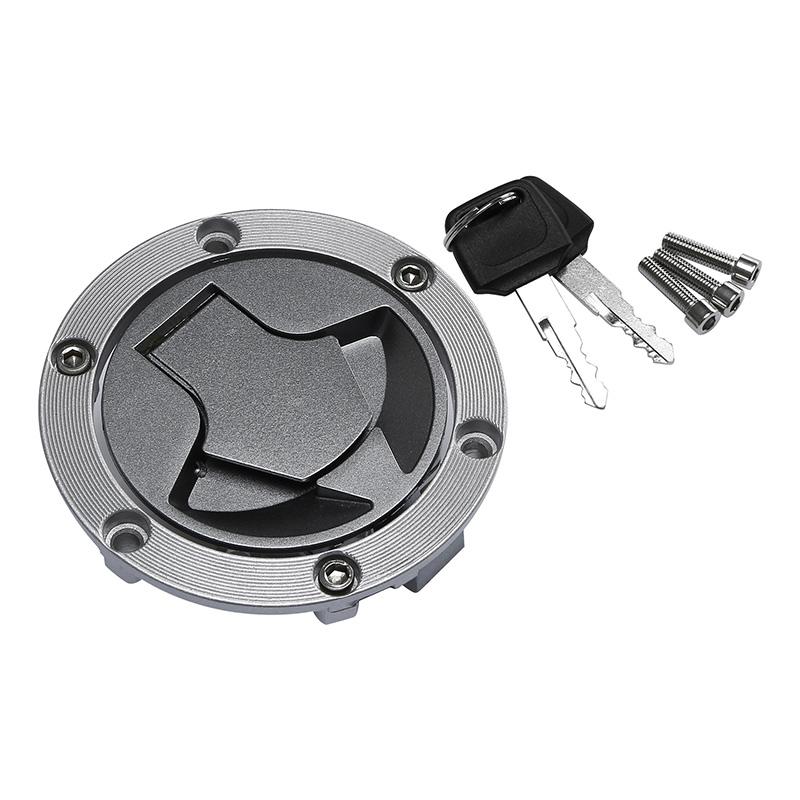 Tapa de la tapa del depósito de combustible de gasolina de la motocicleta con cerradura y llave para Kawasaki Ninja 300 2013-2017 Ninja 250R 2008-2014 ER250 ER300 Z250 Z300